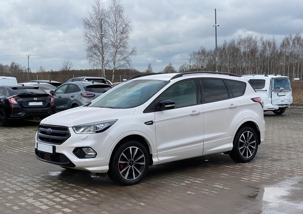 Ford Kuga cena 72200 przebieg: 58517, rok produkcji 2019 z Golczewo małe 352